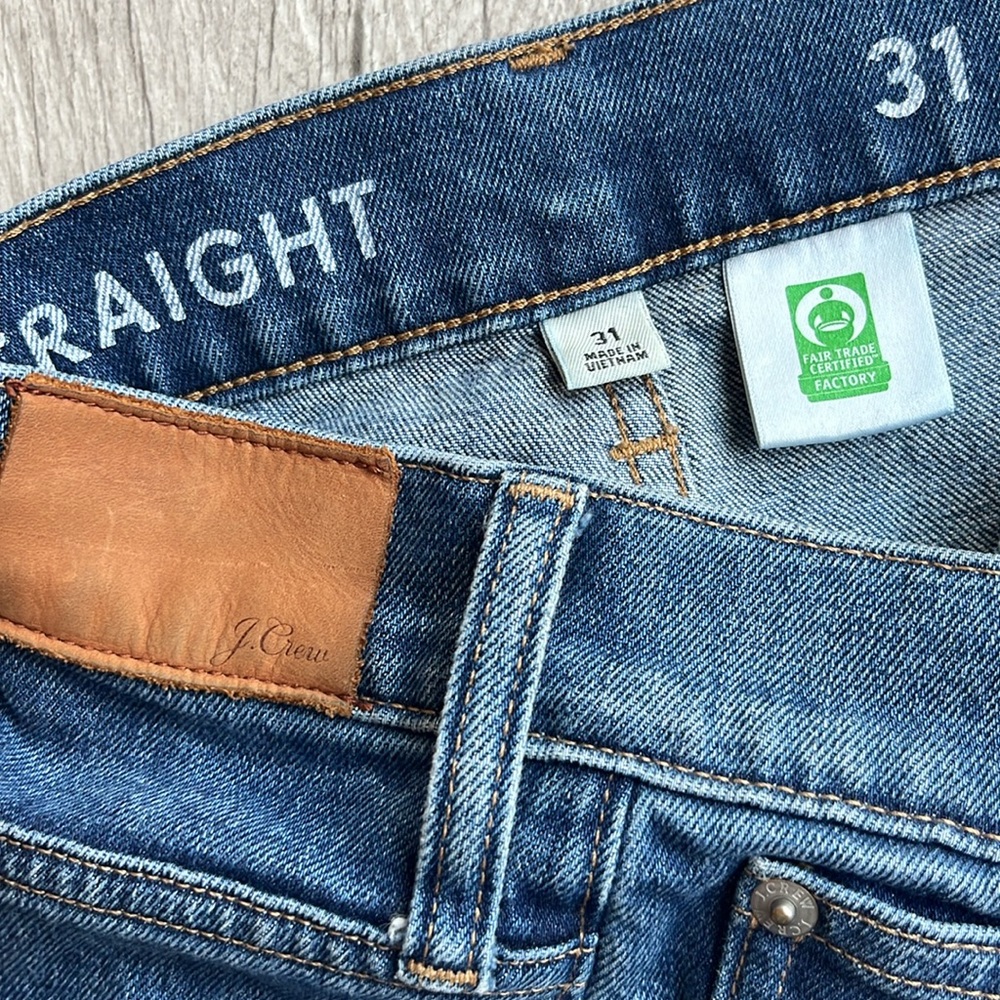 J Crew Women’s‎ Jeans Straight Size 31 Style BA650 Color Blue